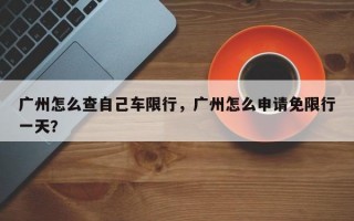 广州怎么查自己车限行，广州怎么申请免限行一天？